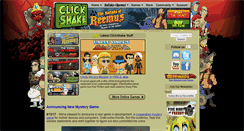 Desktop Screenshot of clickshakegames.com